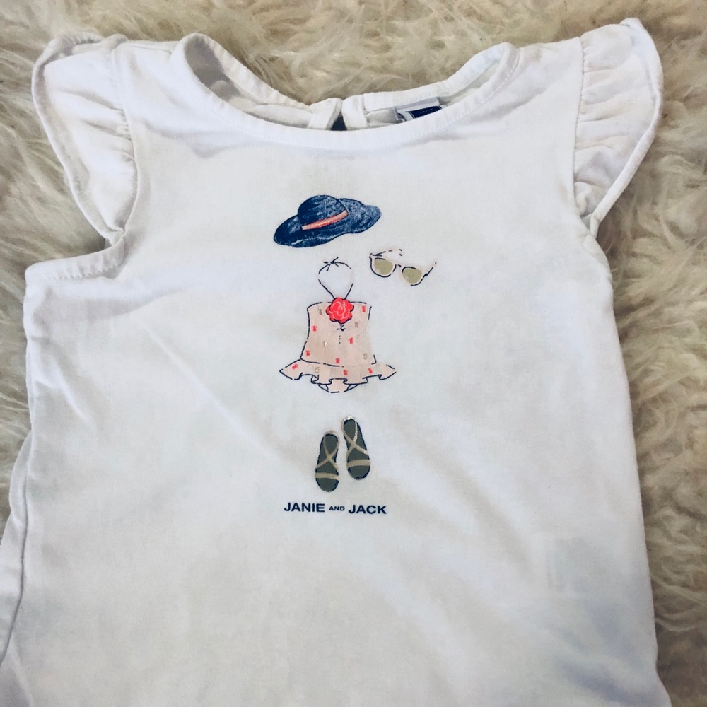 Size 2 Janie and Jack tee shirt